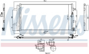 941261 Kondenzátor, klimatizace ** CORROSION PROTECTION & NITROGEN-FILLING ** NISSENS