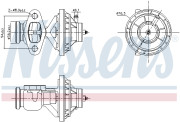 98342 AGR-Ventil ** FIRST FIT ** NISSENS