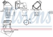 98438 AGR-Ventil ** FIRST FIT ** NISSENS