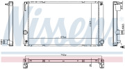 606818 NISSENS chladič motora 606818 NISSENS