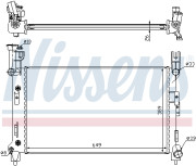 60996A NISSENS chladič motora 60996A NISSENS