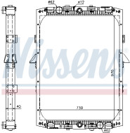 61419A NISSENS chladič motora 61419A NISSENS