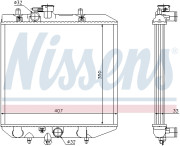 61749 NISSENS chladič motora 61749 NISSENS