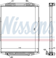 619710 NISSENS chladič motora 619710 NISSENS