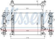 62112 Chladič, chlazení motoru NISSENS