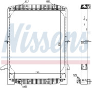 62342A NISSENS chladič motora 62342A NISSENS