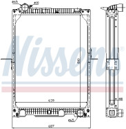 62524A NISSENS chladič motora 62524A NISSENS