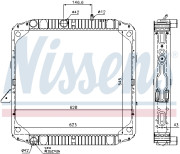 62564 NISSENS chladič motora 62564 NISSENS