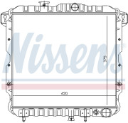 62814 NISSENS chladič motora 62814 NISSENS