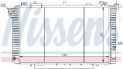 62958 NISSENS chladič motora 62958 NISSENS