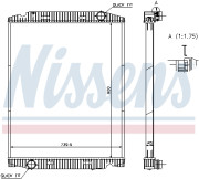 63331A NISSENS chladič motora 63331A NISSENS