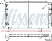63650 NISSENS chladič motora 63650 NISSENS