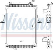 637892 NISSENS chladič motora 637892 NISSENS