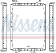 63845A NISSENS chladič motora 63845A NISSENS