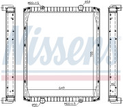 63846A NISSENS chladič motora 63846A NISSENS