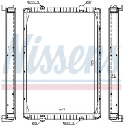 63847A NISSENS chladič motora 63847A NISSENS