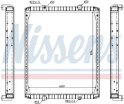 63849A NISSENS chladič motora 63849A NISSENS