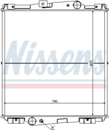 65464 NISSENS chladič motora 65464 NISSENS
