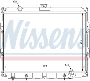 67047 NISSENS chladič motora 67047 NISSENS