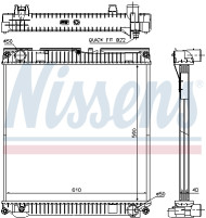 67224A NISSENS chladič motora 67224A NISSENS