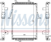 67244A NISSENS chladič motora 67244A NISSENS