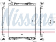 67259A NISSENS chladič motora 67259A NISSENS