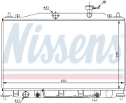 67503 NISSENS chladič motora 67503 NISSENS