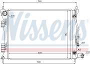 67553 Chladič, chlazení motoru NISSENS