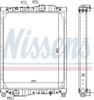 69609 NISSENS chladič motora 69609 NISSENS