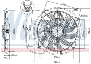 85637 NISSENS ventilátor chladenia motora 85637 NISSENS