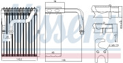 92237 NISSENS výparník klimatizácie 92237 NISSENS