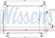 940271 NISSENS kondenzátor klimatizácie 940271 NISSENS
