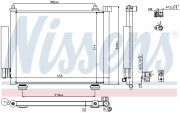 940315 NISSENS kondenzátor klimatizácie 940315 NISSENS