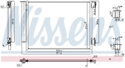 941197 Kondenzátor, klimatizace NISSENS