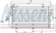 94215 NISSENS kondenzátor klimatizácie 94215 NISSENS