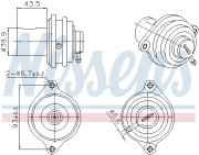 98472 AGR-Ventil ** FIRST FIT ** NISSENS