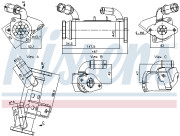 989474 NISSENS chladič pre recirkuláciu plynov 989474 NISSENS