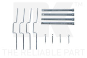 7940176 Sada příslušenství, obložení kotoučové brzdy NK