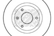 15422 Brzdový kotouč MAPCO