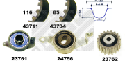 23633 ozubení,sada rozvodového řemene MAPCO