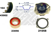 41002 Vodní pumpa + sada ozubeného řemene MAPCO