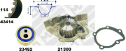 41414 Vodní pumpa + sada ozubeného řemene MAPCO