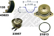 41823 Vodní pumpa + sada ozubeného řemene MAPCO