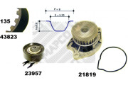 41823/1 Vodní pumpa + sada ozubeného řemene MAPCO
