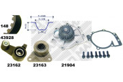 41928 Vodní pumpa + sada ozubeného řemene MAPCO