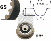 73501 ozubení,sada rozvodového řemene MAPCO