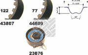 73809 MAPCO sada ozubeného remeňa 73809 MAPCO