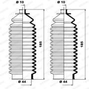 K150076 Sada měchů, řízení MOOG