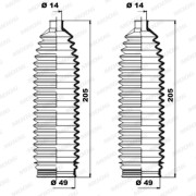 K150222 MOOG manżeta riadenia - opravná sada K150222 MOOG