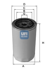 23.107.00 Hydraulický filtr, automatická převodovka UFI